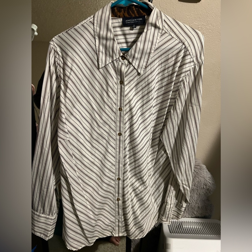 Women’s Jones New York Signature 2x Button down shirt NWOT
